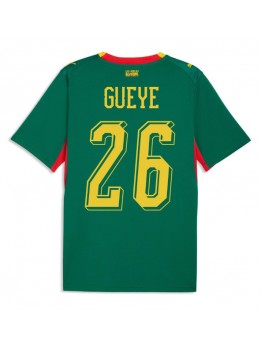 Moški Nogometna dresi replika Senegal Pape Gueye #26 Gostujoči SP 2026 Kratek rokav